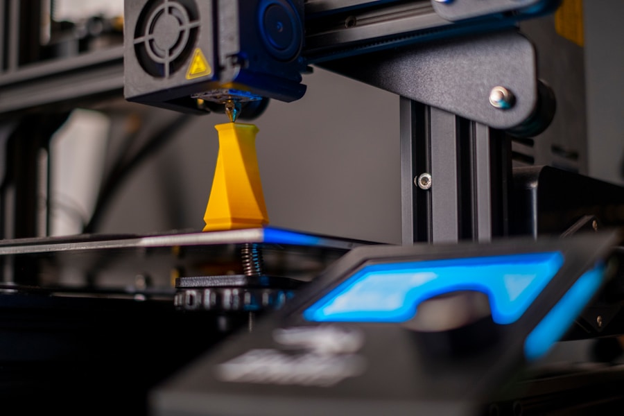 FDM 3D printer forming a prototype